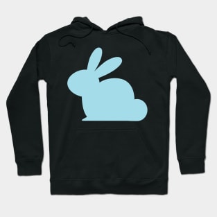 Pastel blue solid rabbit Hoodie